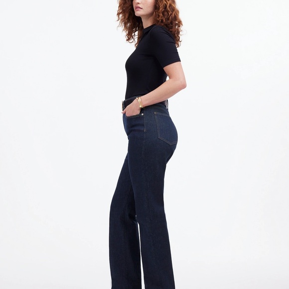 Madewell The Curvy '90s Straight Jean Norman Wash - Picture 2 of 14